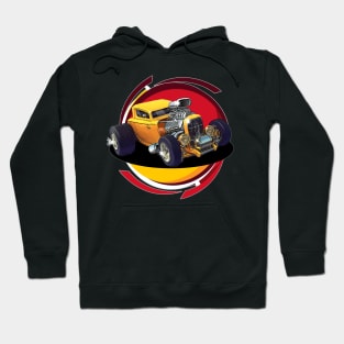 Hot Rods - Abstract Background Hoodie